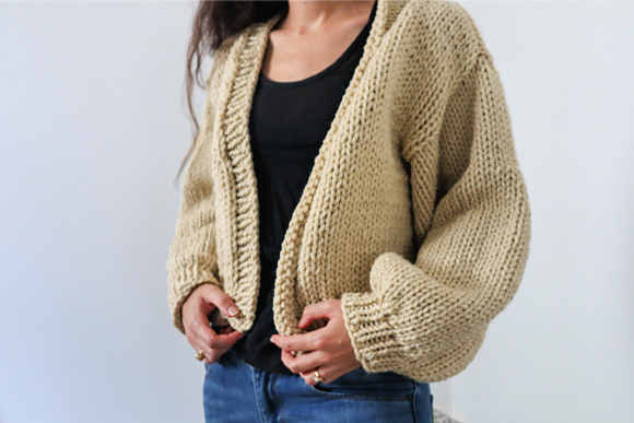 Download Knit a Customizable, Chunky Cardigan: the Creative Cardigan - Customizable Collection