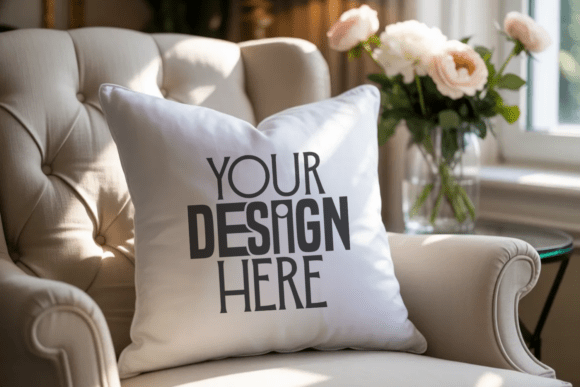 Download White Throw Pillow Mockup - Premium Bundle