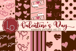 Download Valentine's Day Romantic Patterns Vol 03 - Romantic patterns Collection