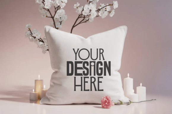 Download White Throw Pillow Mockup - Premium Bundle