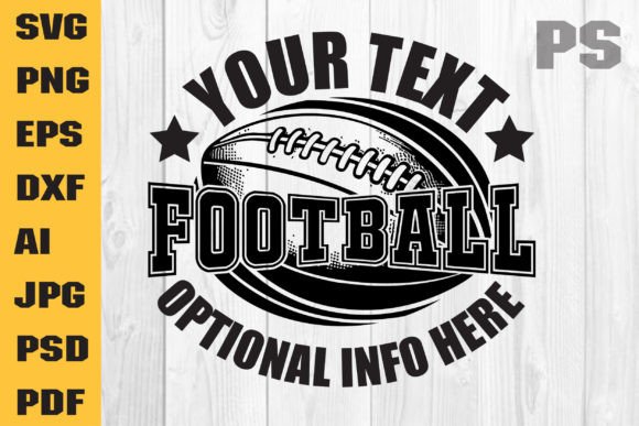 Download Football Logo SVG, Customizable - Customizable Collection