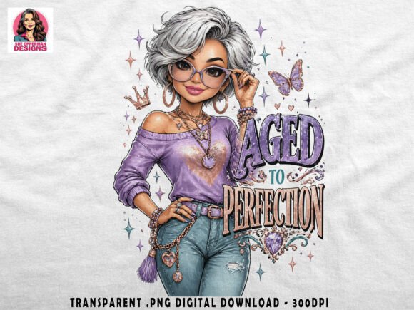 Download Aged to Perfection | Cute Quote Art - Perfect Collection
