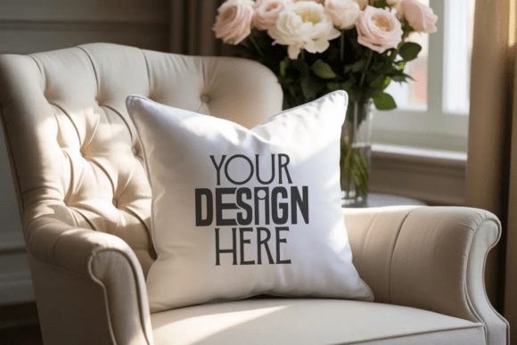 Download White Throw Pillow Mockup - Premium Resources