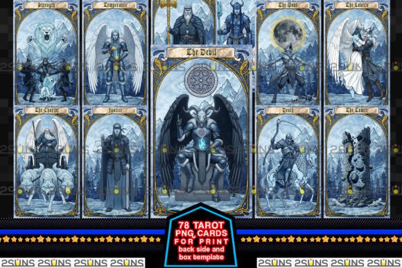 Download Digital Custom Tarot Cards Scandinavian - Card Collection