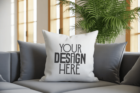 Download White Throw Pillow Mockup - Premium Bundle